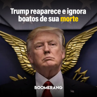 T15E13: Trump reaparece e ignora boatos de sua morte