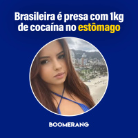 T13E11: Brasileira é presa com 1kg de cocaína no estômago