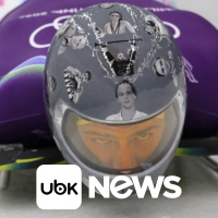 ESPORTES - Ucraniano usa nos Jogos de Inverno capacete com imagens de atletas mortos na guerra